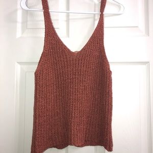 Knitted tank top